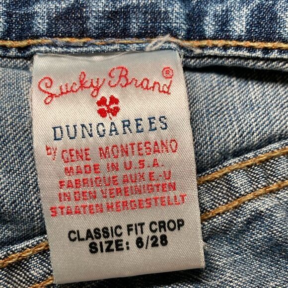 LUCKY BRAND 6 by Gene Montesano Straight Leg Crop - Picture 3 of 11
